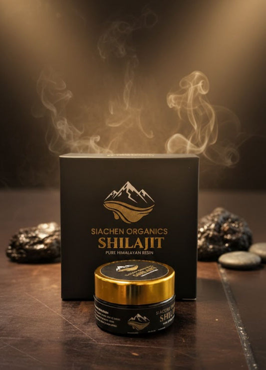 Siachen Organics Shilajit – Pure Himalayan Strength..
